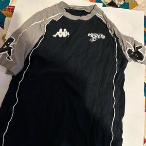 Kappa Black and Gray Logo Tee